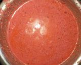 A picture of step 2 of Beetroot appams.