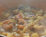 A picture of step 8 of Olkopi Chingri / Kohlrabi with Prawns.