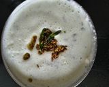 A picture of step 3 of Tempered Mint Masala Buttermilk (Pudina Tadka Chaas) – A Cooling - Heat - Relieving Drink.