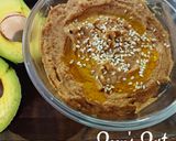 A picture of step 4 of Avocado Hummus.