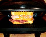 A picture of step 6 of Mike's Hot 3 Meat 2 Cheese French Dip Paninis.