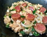 Foto langkah ke 4 dari resep Rolahu (Rolade & Tahu) Saos Tiram.