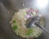A picture of step 2 of Red gravy pasta.