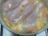 Guiso de arroz con pollo