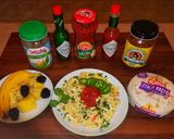 A picture of step 3 of Mike's Huevos a la Mexicana.