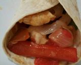A picture of step 7 of Easy chicken burritos.