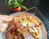 A picture of step 3 of Mushroom Pizza 🍕 veg Mushroom 🍄 pizza 🍕😋.