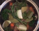 A picture of step 2 of Basic chicken stock.