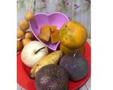 Diet Juice Kurma Muda Pumpkin Pear Orange Passion Fruit Banana langkah memasak 2 foto