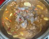 A picture of step 4 of Spicy Pork Kaldereta.