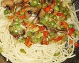 Foto del paso 4 de la receta: Pastas carbonara con vegetales