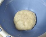 A picture of step 1 of Araibian pizza bread.