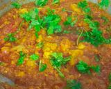 A picture of step 7 of Paneer butter masala.