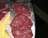 Foto del paso 1 de la receta: Brochetas de pollo y Filet mignon