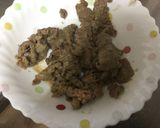 A picture of step 2 of Japanese Beef Fry with Tofu and Vegetable.