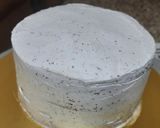 A picture of step 5 of Valentine day special black forest chocolate cake.