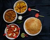 A picture of step 9 of Chana masala.
