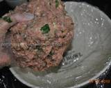 Giant Spaghetti Stuffed Meatball recipe step 3 photo