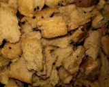 A picture of step 1 of Brown bread poha.