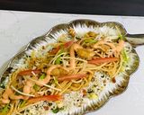 A picture of step 9 of Leftovers singaporian egg fried rice.