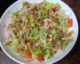 Foto del paso 5 de la receta: Poke de ensalada con jamón cocido, espárragos y nueces