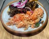 Foto del paso 3 de la receta: Mole almendrado con pollo y arroz rojo