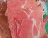 รูปขั้นตอนการทำที่ 1 ของ ผัดถั่วฝักยาวกับหมู