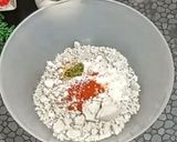 A picture of step 1 of Pearl millet pakoda/fritters.