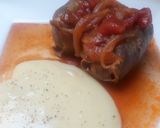 A picture of step 4 of Blind Finches with Potato Puree.