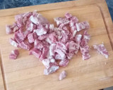 Foto del paso 1 de la receta: Carne con verduras salteadas