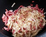 Une image de l'étape 6 de La recette véritable à la carbonara 😋.