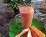 A picture of step 6 of Papaya juice.