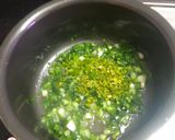 A picture of step 2 of Methi Hare Pyaz ki Kadhi.