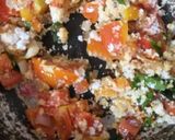 A picture of step 2 of Vendakkai puli kuzhambu/ bhindi stew.