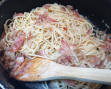 Foto del paso 4 de la receta: Espaguetis con salsa carbonara