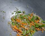 A picture of step 3 of Chinese bhel.