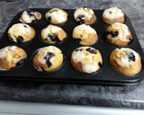 Foto del paso 6 de la receta: Muffins con arándanos naturales