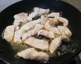 A picture of step 4 of Lemon Chicken Strips.