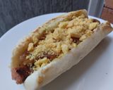 Foto del paso 7 de la receta: Perritos🧀calientes🍍a mi estilo🥯🌭