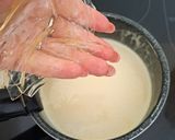 Une image de l'étape 2 de Panna cotta vanille, ananas sirop.
