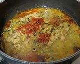 A picture of step 6 of Moong Makhani.