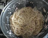 Foto del paso 5 de la receta Tallarines con salsa blanca deliciosa