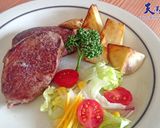 【岩鹽料理】鹽烤牛排的食譜步驟4照片