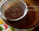 A picture of step 6 of Mini Rich Chocolate Cakes | use 12 cup muffin pan.