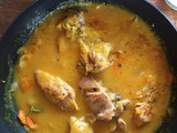 Pollo con salsa de mango