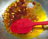 A picture of step 1 of Masala Moong.