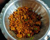 A picture of step 1 of Ringan Na Ravaiya / Stuffed Eggplant (Gujarati style).