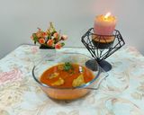A picture of step 4 of Chicken curry.