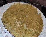 A picture of step 3 of Thalipeeth.