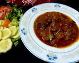 A picture of step 4 of Gulfam Gosht.